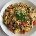 C for cat's cooksnap of when they made 本格パッタイ☆タイ風焼きそば.