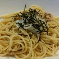 ひよひよ04's cooksnap of when they made ツナのパスタ おろし載っけ和風.