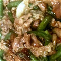 こばたす's cooksnap of when they made さやいんげんと豚肉の炒め煮.