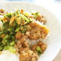 モモキト's cooksnap of when they made 肉みそ納豆☆.