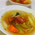 旦那は皿洗い's cooksnap of when they made 簡単☆楽ウマ☆ガッツリ☆ウィンナースープ.