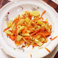 にかに's cooksnap of when they made じゃがいもと人参の炒め物.