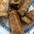 もっくりりん's cooksnap of when they made にんにくの芽の豚バラ巻き巻き♪.