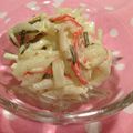 ワンワンみーたん's cooksnap of when they made 大根と塩昆布のやみつきマヨサラダ☆.