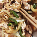 ちゃびんa's cooksnap of when they made 豚肉と玉ねぎ、ピーマンのしょうが焼き.