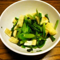 ぷりんちゃんこ's cooksnap of when they made 小松菜と油揚げの辛子和え.