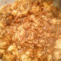 けるるるる's cooksnap of when they made カレーをリメイク　和風カレー炒り豆腐.