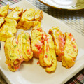 どんぴんたん's cooksnap of when they made 紅ショウガとチーズの卵焼き.