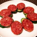 ぴぃー子's cooksnap of when they made 速攻おつまみ　サラミときゅうりとレモン.