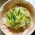 ぴかちゅ♡'s cooksnap of when they made もやしときゅうりのさっぱりナムル☆２ツー.