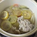 kitttan77's cooksnap of when they made 薄切り野菜のしゃぶしゃぶゆず塩鍋.