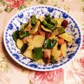 あざらしの赤ちゃん's cooksnap of when they made ベーコンとピーマンとじゃが芋の炒めもの.