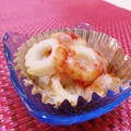 赤い電話's cooksnap of when they made お弁当に！簡単！ちくわでグラタン風！.