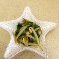 Ponomania's cooksnap of when they made 簡単やみつき～！青菜ともやしのナムル♪.