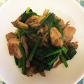 クック9TCCB0☆'s cooksnap of when they made 【低糖質】茸・鶏・法蓮草のガーリック炒め.
