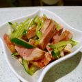 わたるんママ's cooksnap of when they made チャーシューと長ねぎの和え物.
