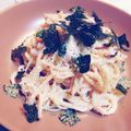 とりぷるさんなすび's cooksnap of when they made 簡単！ハマる♡明太子クリームパスタ♡.