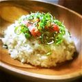 shinasu's cooksnap of when they made みそがミソ!!明太子クリームリゾット☆.