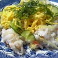しおとも's cooksnap of when they made ♪鮭とたまごの春色ちらし♪.