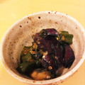 翔ちゃんキッチン's cooksnap of when they made レンジで簡単ナスとオクラの和え物.