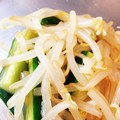 yodaiking's cooksnap of when they made 簡単ピリ辛☆もやし胡瓜の中華和え.
