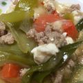プルメリアのブーケ's cooksnap of when they made 簡単！ひき肉で作る☆肉豆腐☆.