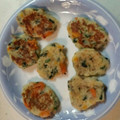 ヒサシロ's cooksnap of when they made 離乳食*完了期『豚挽肉とじゃがのお焼き』.