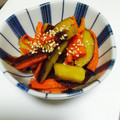 GSまり's cooksnap of when they made 簡単★サツマイモと人参の甘辛きんぴら.