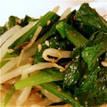 パサンドラ's cooksnap of when they made ♣もやしとほうれん草のナムル♣.