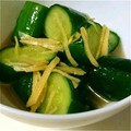 けだま＠沙織's cooksnap of when they made ごま油とショウガでウマきゅうり.