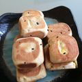 えり8eight's cooksnap of when they made おやつに☆さつまいも餡の六方焼き.