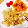 ★★MIYU★★'s cooksnap of when they made 鶏むね肉のマリネ(焼肉のタレ味).