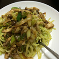 ２０１２秋より's cooksnap of when they made アボカドの和風きのこパスタ.