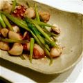 微琉з's cooksnap of when they made ★タコとアスパラのガーリックバター★.