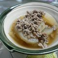 saranpyoru's cooksnap of when they made 大根の挽肉あんかけ.