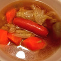 みぃちゃん922's cooksnap of when they made ソーセージと白菜のコンソメ煮.
