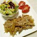 yuri18's cooksnap of when they made 定番♪豚肉の生姜焼き.