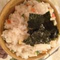 sachinchan's cooksnap of when they made 夜食にどうぞ❤大根葉のポカポカ雑炊！.