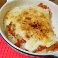 toRakana's cooksnap of when they made ミートソースで簡単ドリア.