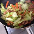 ＊アキラ先輩＊'s cooksnap of when they made ☆きゃべつとウインナーの炒めもの☆.