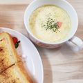 アメソウママ's cooksnap of when they made 白菜のミルクスープ 〜味噌仕立て〜.