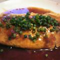 まいcom's cooksnap of when they made 挽肉のオムレツ★和風ソース.