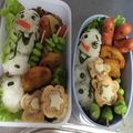だいさきゆう's cooksnap of when they made アナ雪＊オラフのキャラ弁.