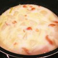 ちびーーず's cooksnap of when they made カブとソーセージの白味噌ミルクスープ.