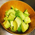 HumRecipe's cooksnap of when they made アボガドの塩レモン和え.