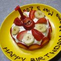 かじゅも's cooksnap of when they made ♥無添加で♦♫⁺♦１歳のお誕生日ケーキ♥.