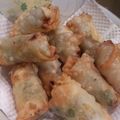 ☆ｷｬｻﾘﾝ☆'s cooksnap of when they made 子供が作った胸肉の梅しそチーズ春巻き.