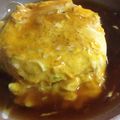 たにたーに's cooksnap of when they made 和風天津飯～梅干と生姜の銀あんかけ～.