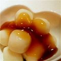 あらめとサクラ's cooksnap of when they made 白玉豆腐団子（みたらし・きなこ）.