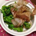 いせご's cooksnap of when they made 菜の花のおかか和え.